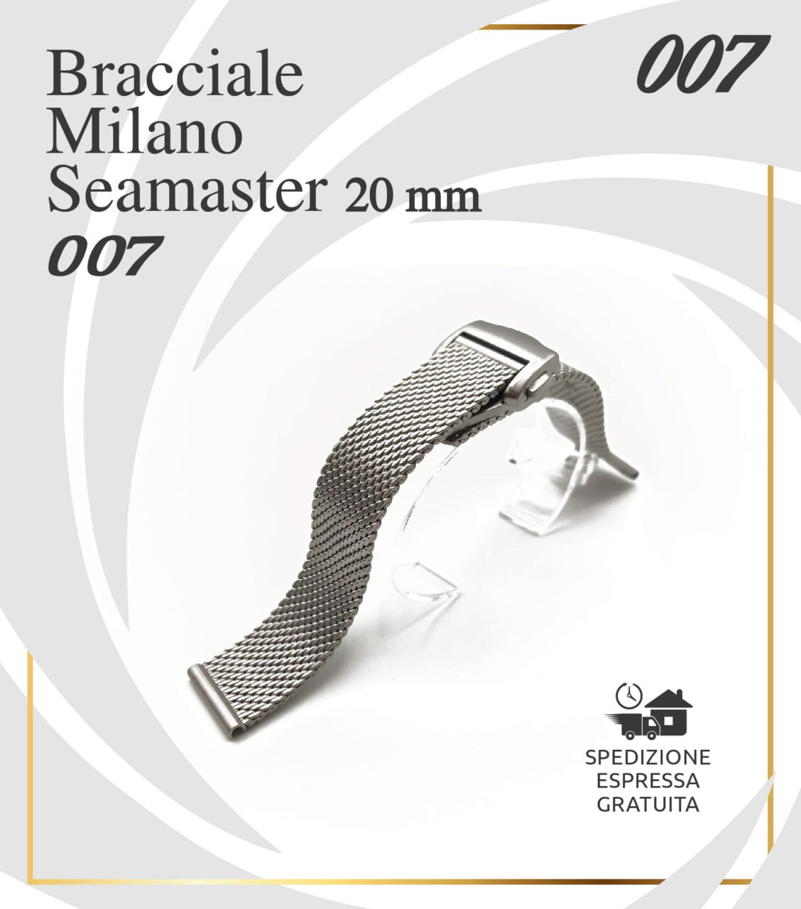 Bracelet Milan steel - Omega Seamaster compatible