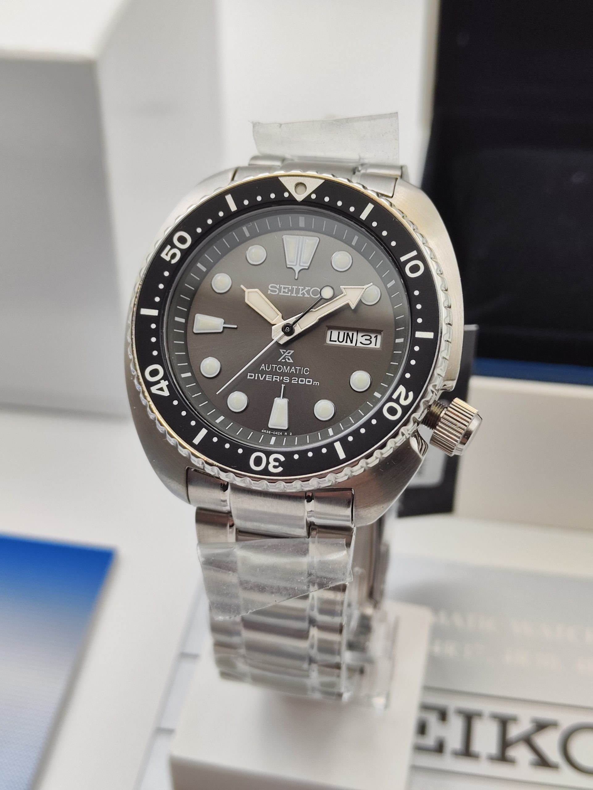 Seiko Turtle SRPC23K1 Nero Soleil Nuovo Full Set