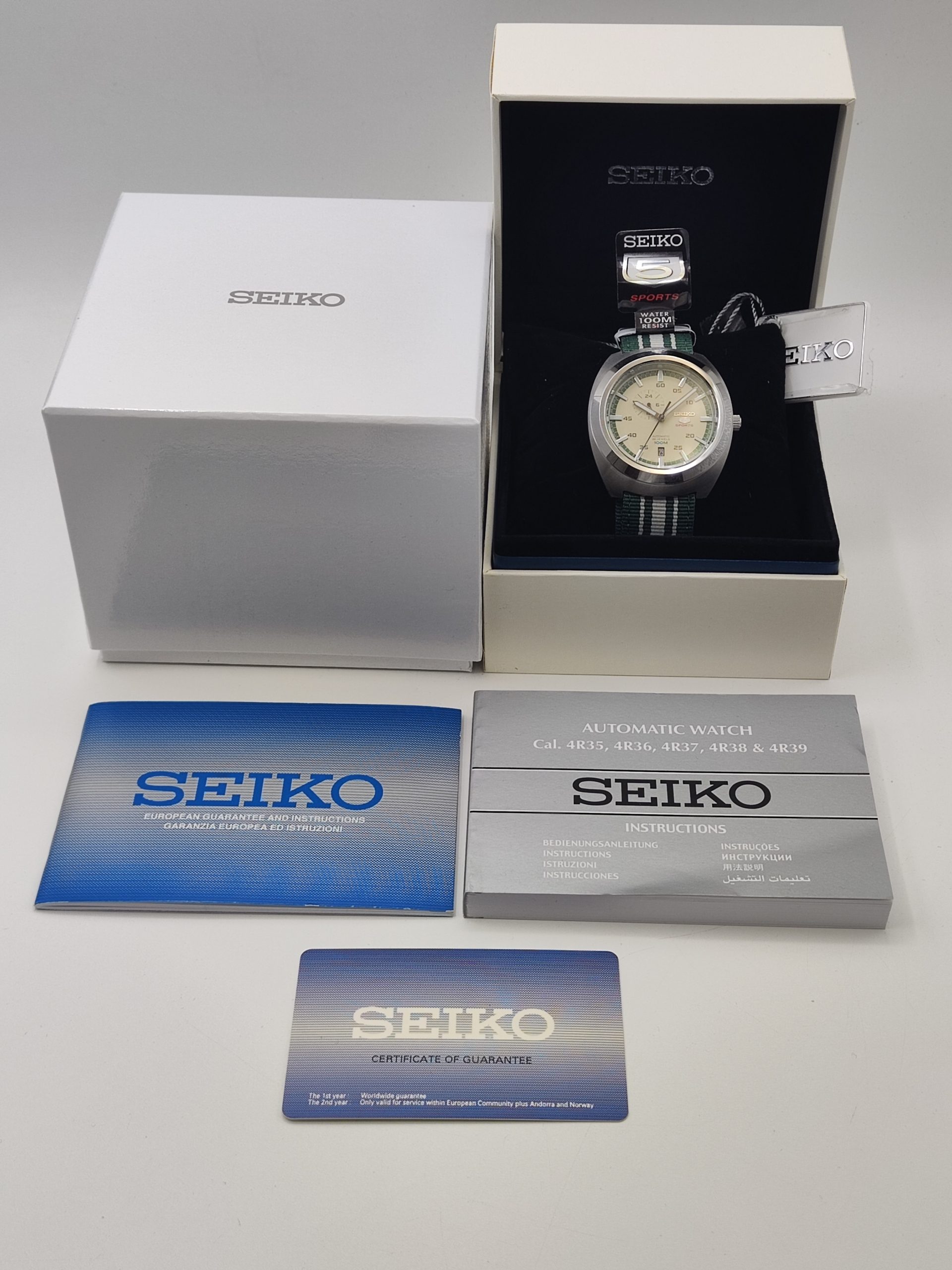 Seiko 5 sport Diastar SSA285K1 New Full Set One More Shop